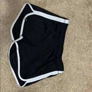 justice black mesh shorts